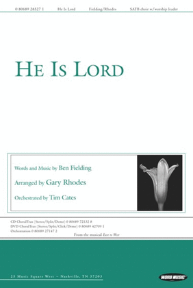 Book cover for He Is Lord - Anthem