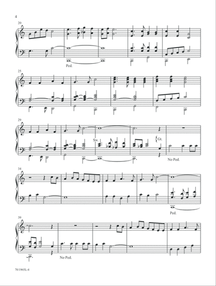 Christmas Presents for Organ (Digital Delivery) Organ scores gallery preview page 4