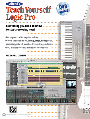 Book cover for Alfred's Teach Yourself Logic Pro/Express
