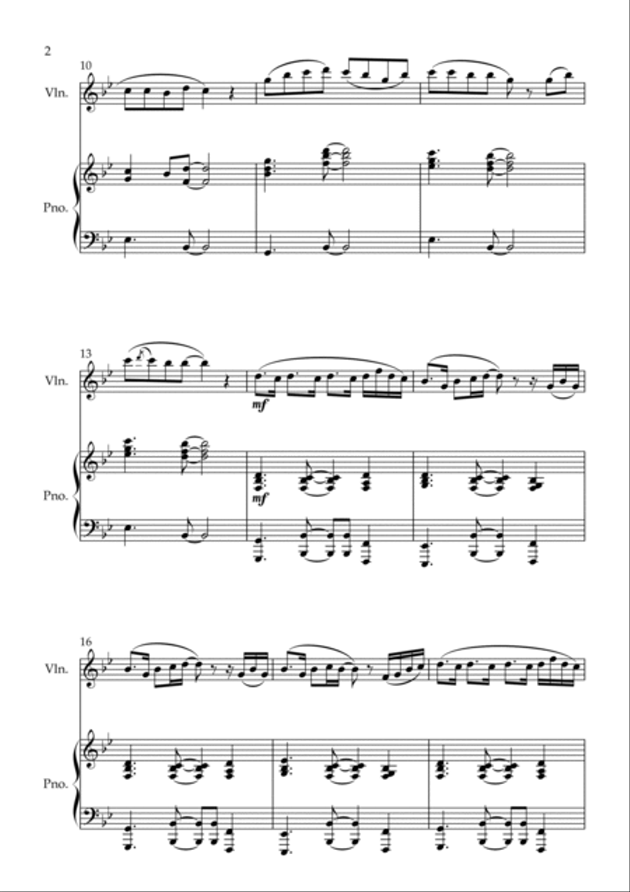 See You Again Violin Solo scores gallery preview page 2