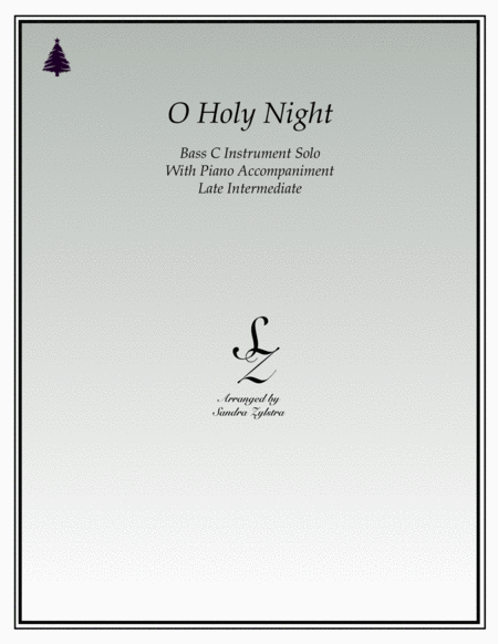 O Holy Night (bass C instrument solo) image number null