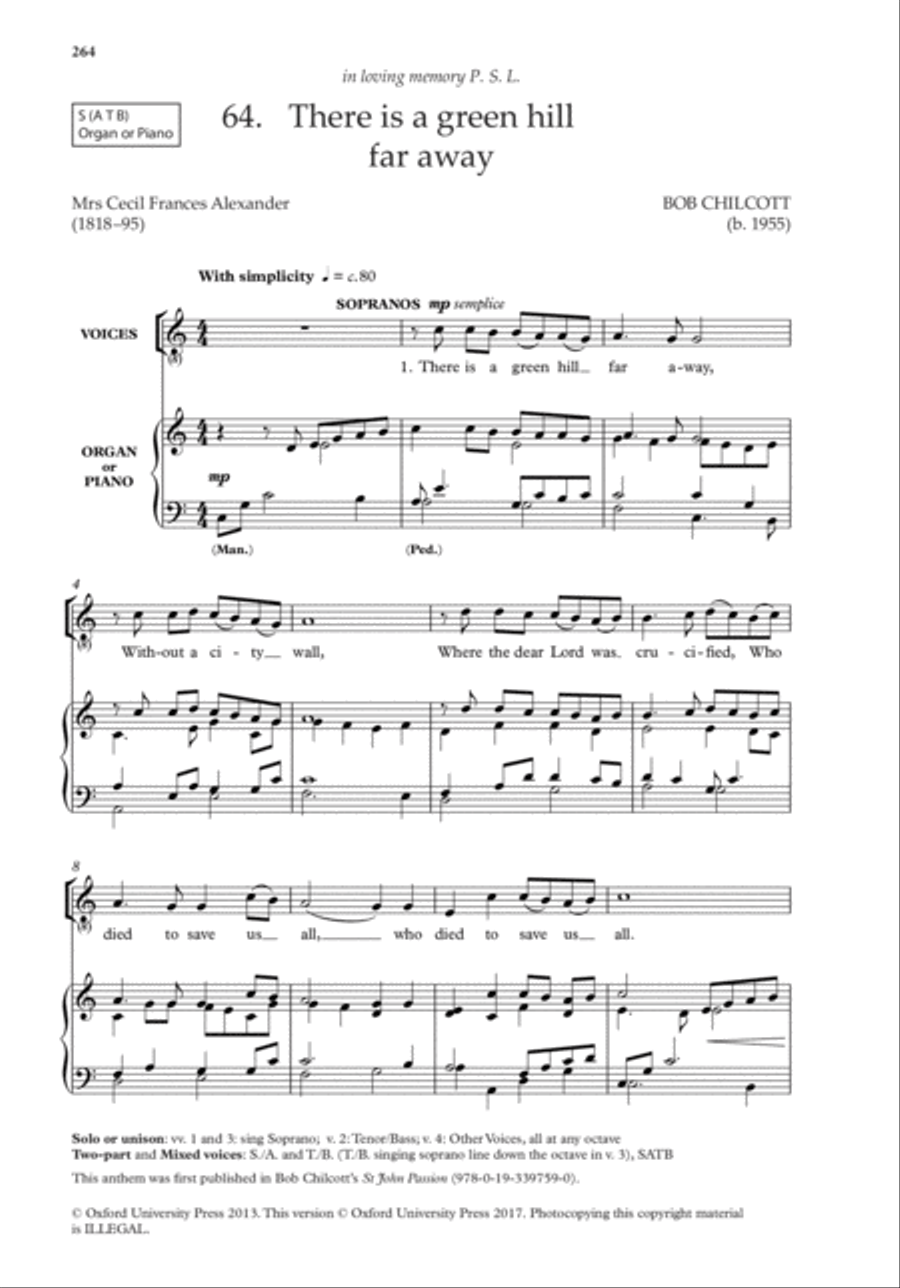 The Oxford Book of Easy Flexible Anthems Choir scores gallery preview page 32