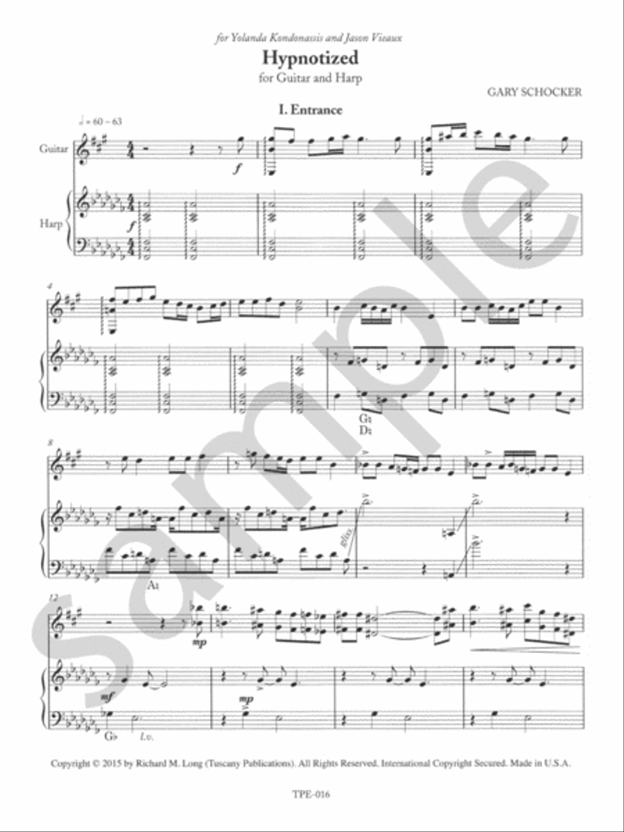 Hypnotized Harp scores gallery preview page 3