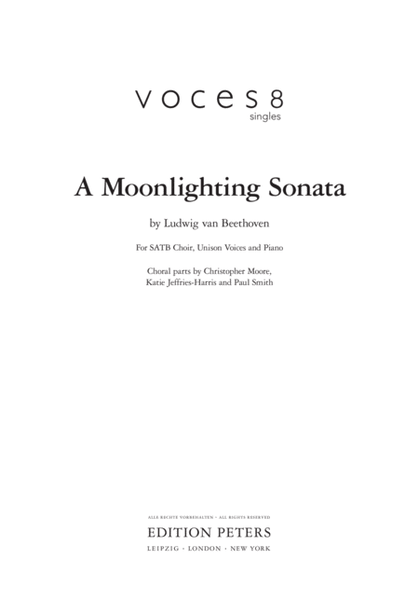 A Moonlighting Sonata for SATB Choir, Unison Voices and Piano