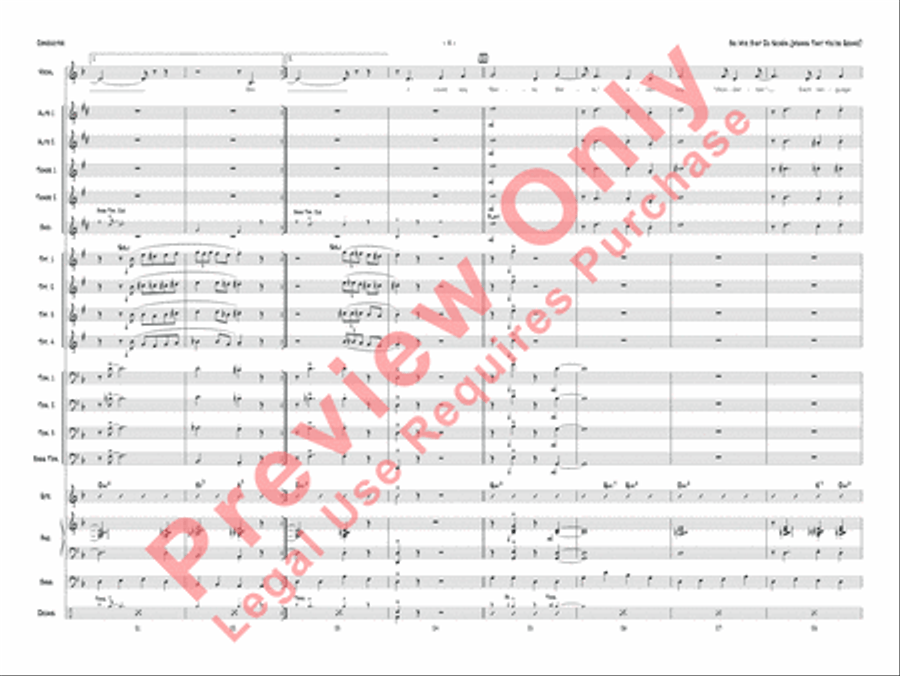 Bei Mir Bist Du Schon (Means That You're Grand) Jazz Ensemble scores gallery preview page 5