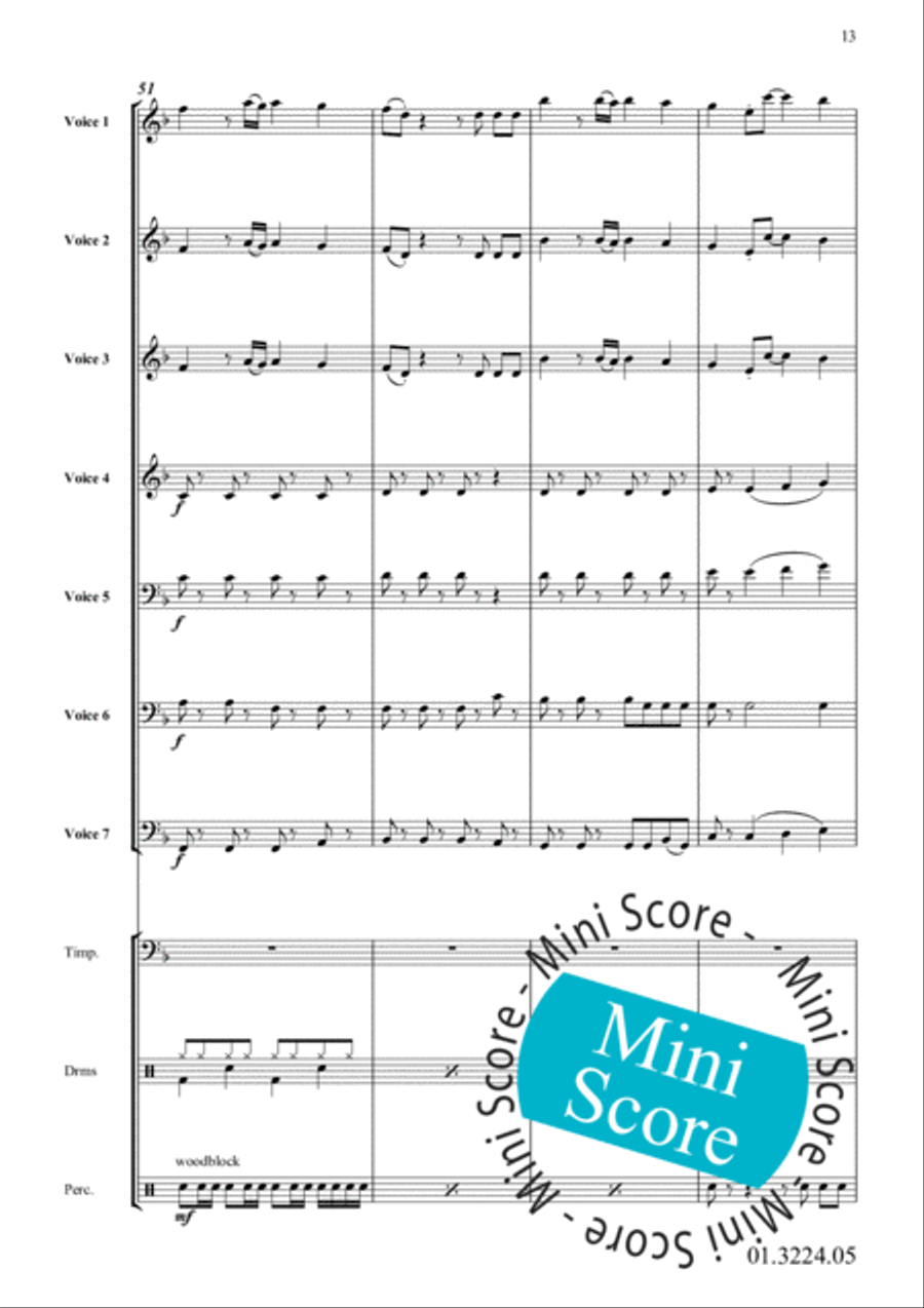 Stan and Stacy Fanfare Band scores gallery preview page 17