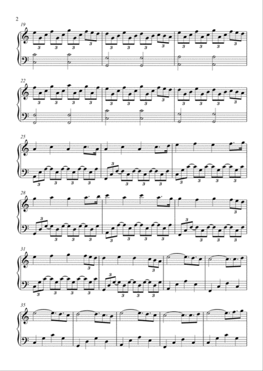 Elegance (by N.Félix)-Piano Solo Piano Solo scores gallery preview page 2