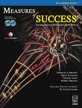 Book cover for Measures of Success Clarinet Book 1