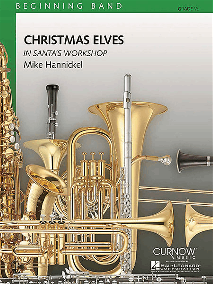 Christmas Elves in Santa's Workshop Concert Band scores gallery preview page 1