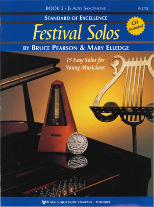 Book cover for Standard of Excellence: Festival Solos Book 2 - Alto Saxophone