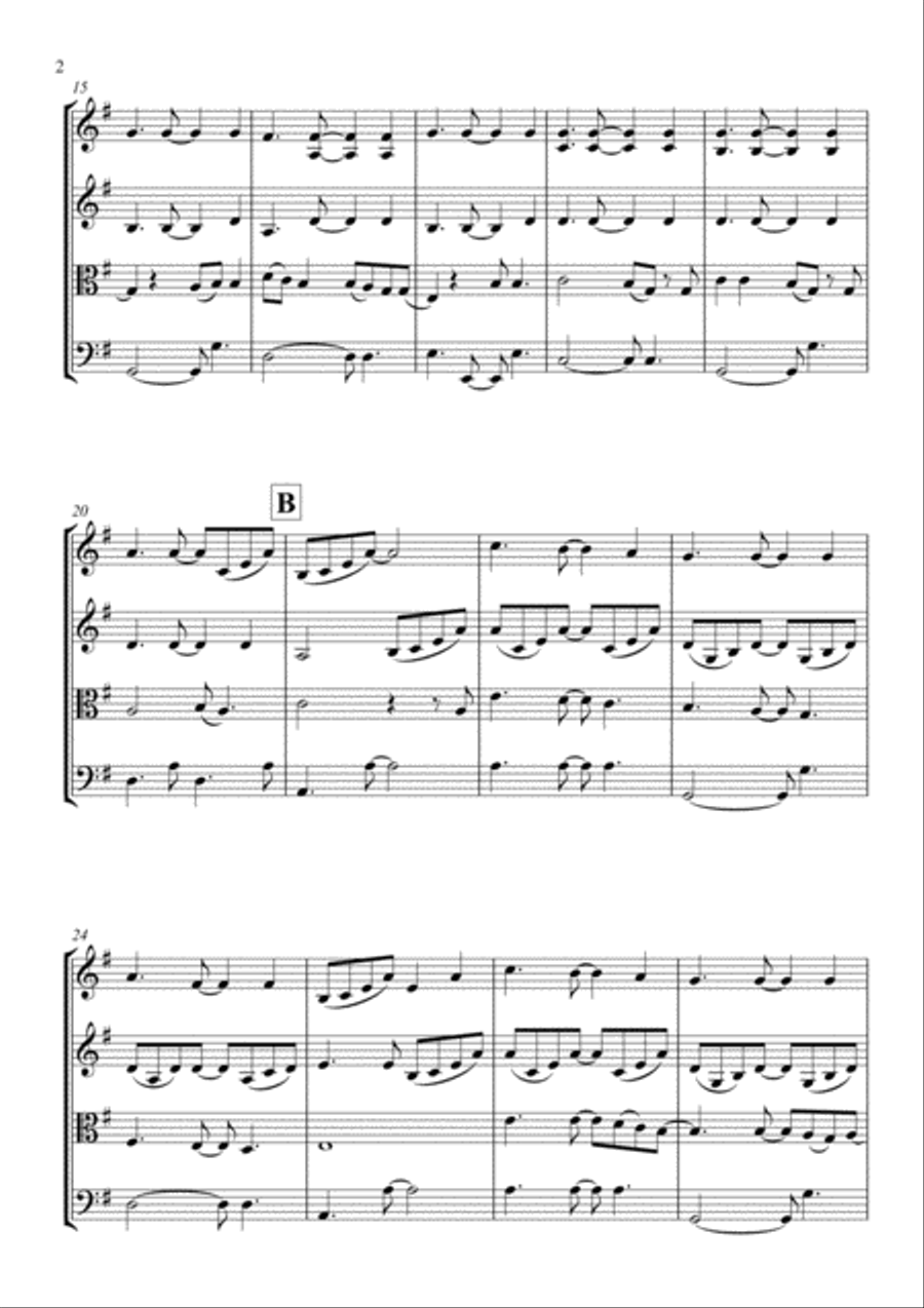 All Of Me String Quartet scores gallery preview page 2
