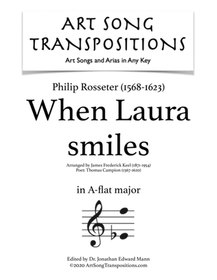 ROSSETER: When Laura smiles (transposed to A-flat major)