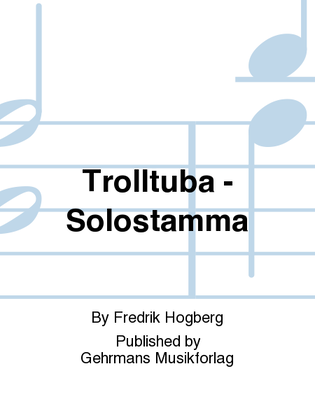 Book cover for Trolltuba - Solostamma