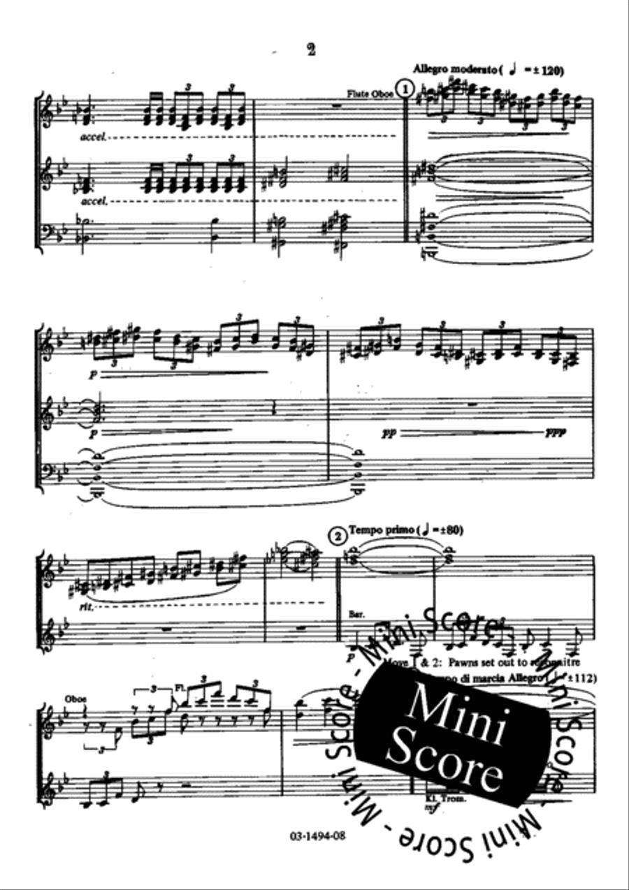 A Game of Chess Concert Band scores gallery preview page 8