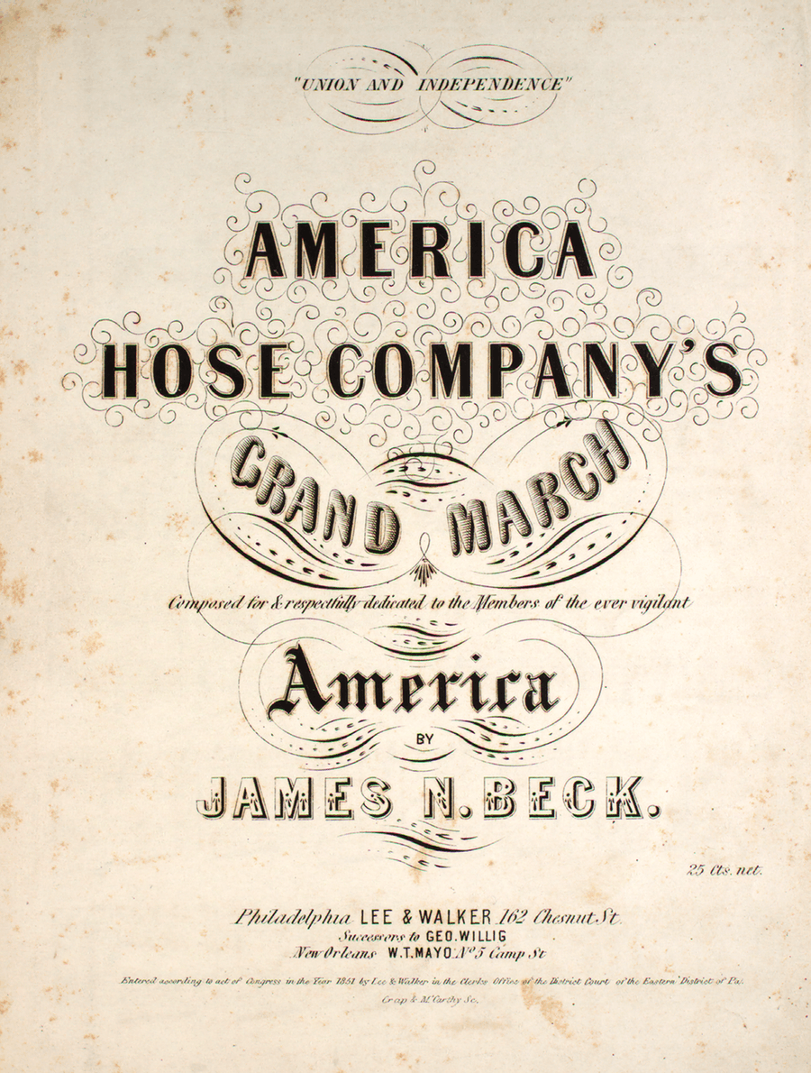 America Hose Company's Grand March