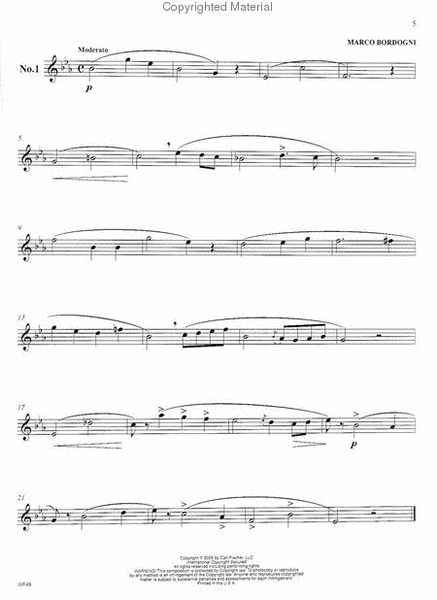 Melodious Etudes For Oboe