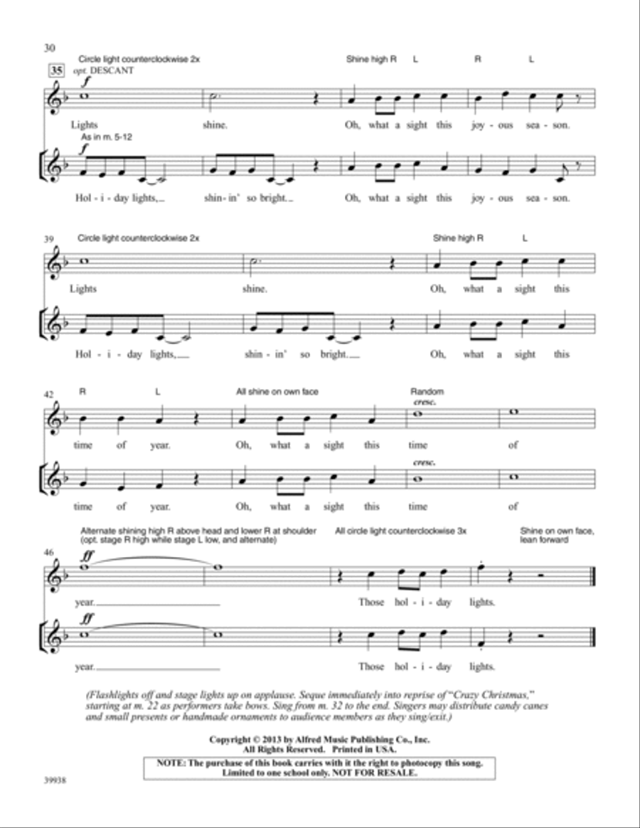 Crazy Christmas! Voice scores gallery preview page 12