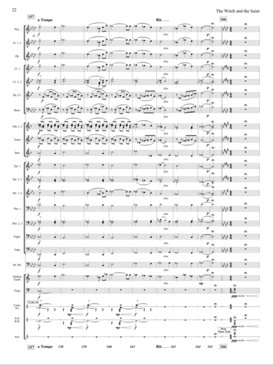 The Witch and The Saint The Witch and The Saint Concert Band scores gallery preview page 21