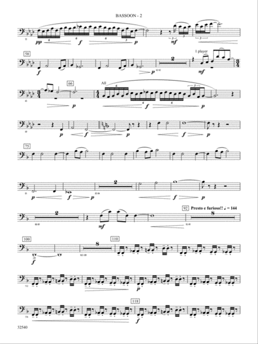 Genesis: Bassoon Concert Band scores gallery preview page 2