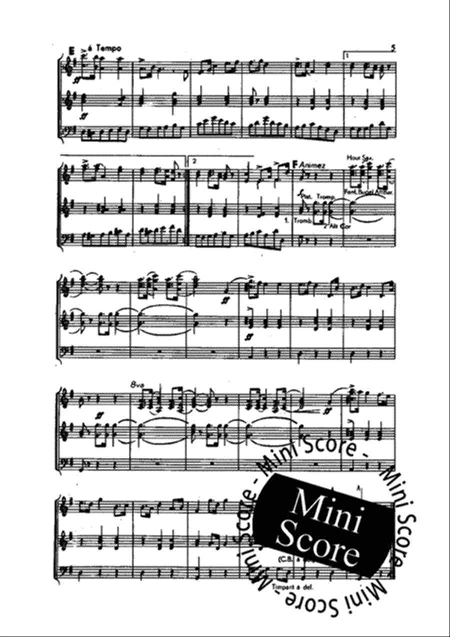 Coppelia Suite Coppelia Suite Concert Band scores gallery preview page 8