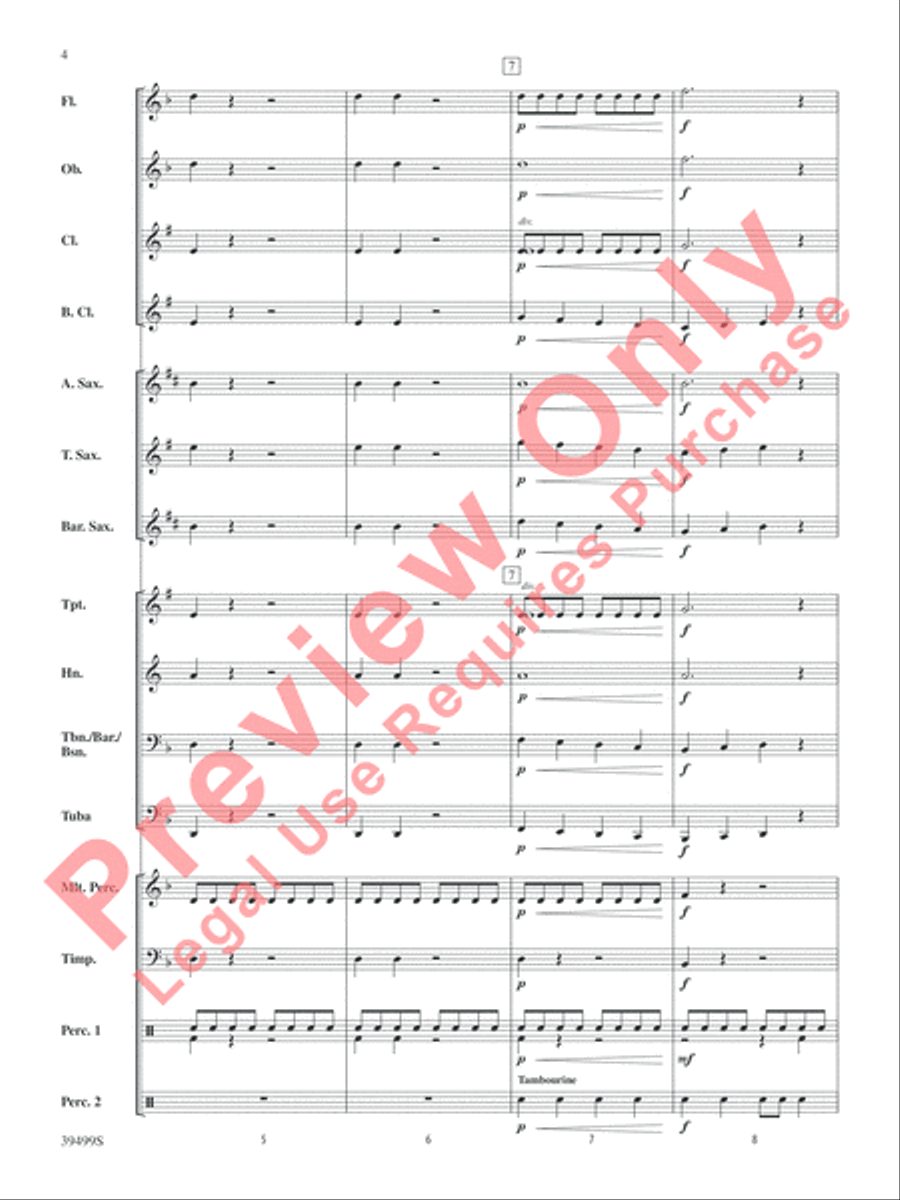 At the Edge of Chaos At the Edge of Chaos Concert Band scores gallery preview page 5