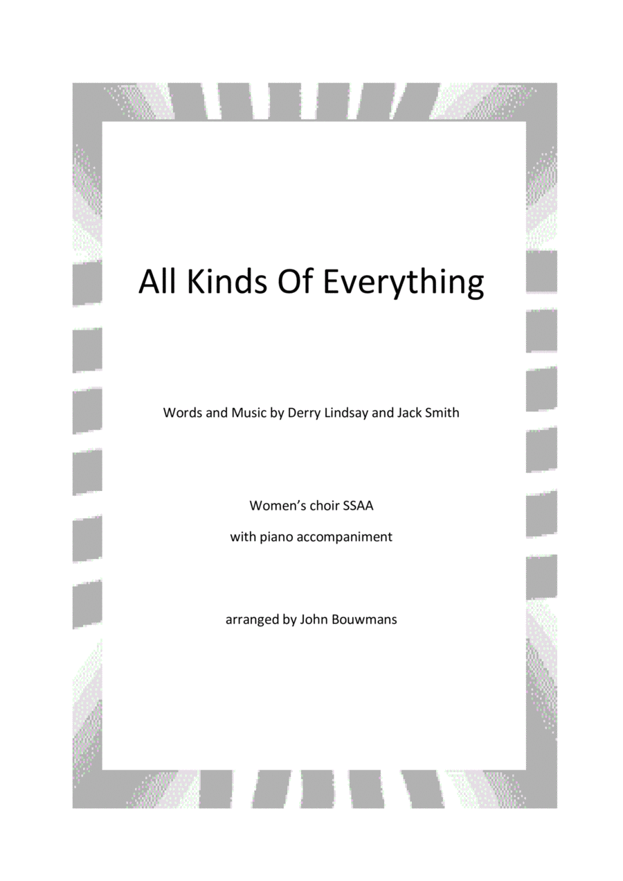 All Kinds Of Everything SSAA scores gallery preview page 1