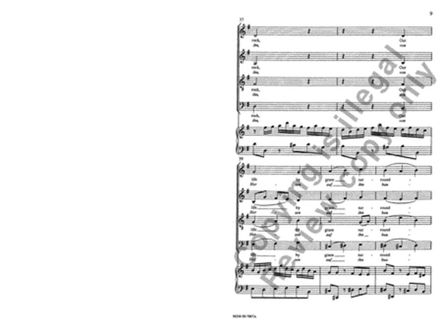 All Glory, Praise and Blessing (Choral Score) image number null
