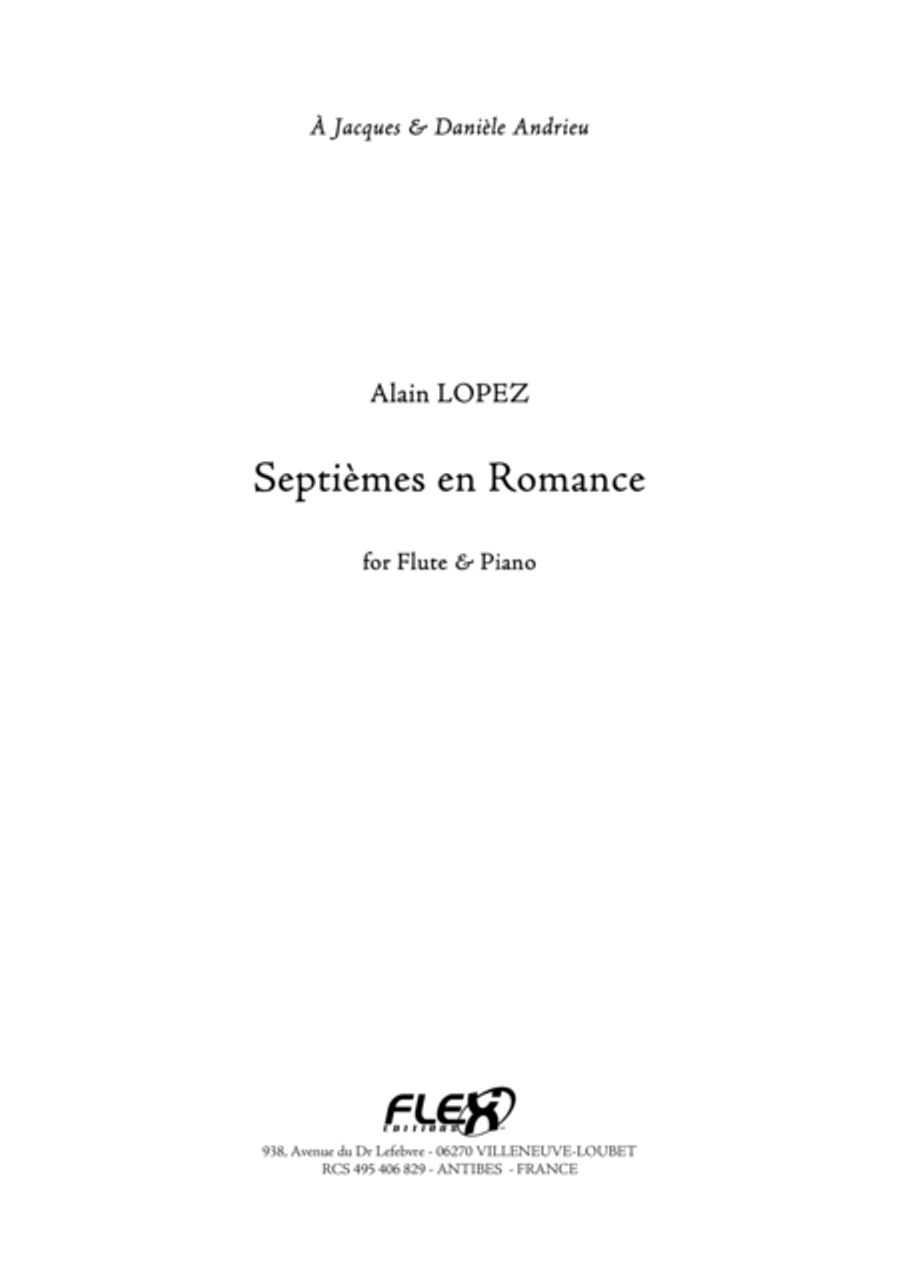 Septiemes en Romance Septiemes en Romance Flute Solo scores gallery preview page 1