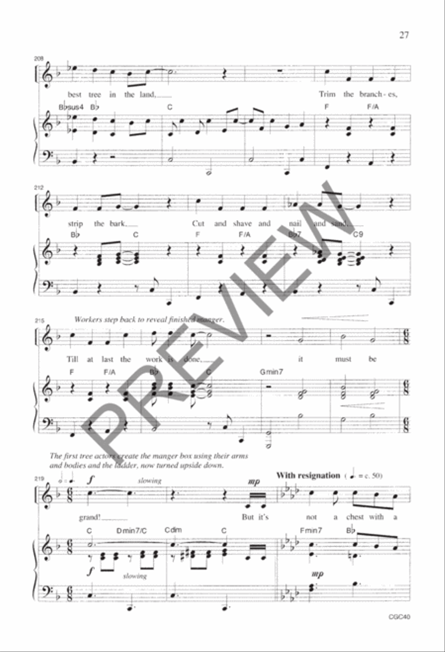 The Tale of the Three Trees Preview Kit (Score & CD) CD scores gallery preview page 18