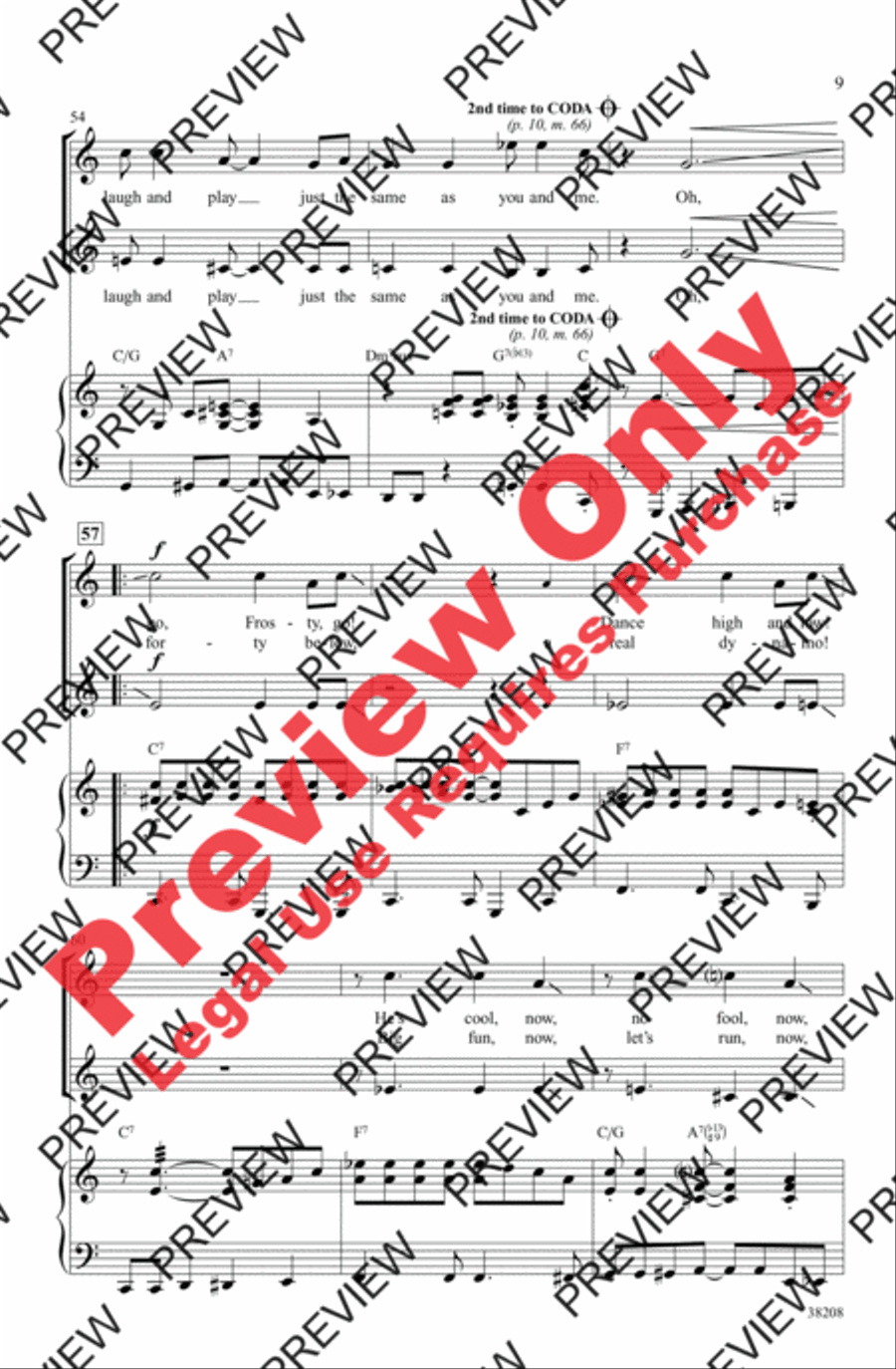 Frosty the Snowman 2-Part scores gallery preview page 9