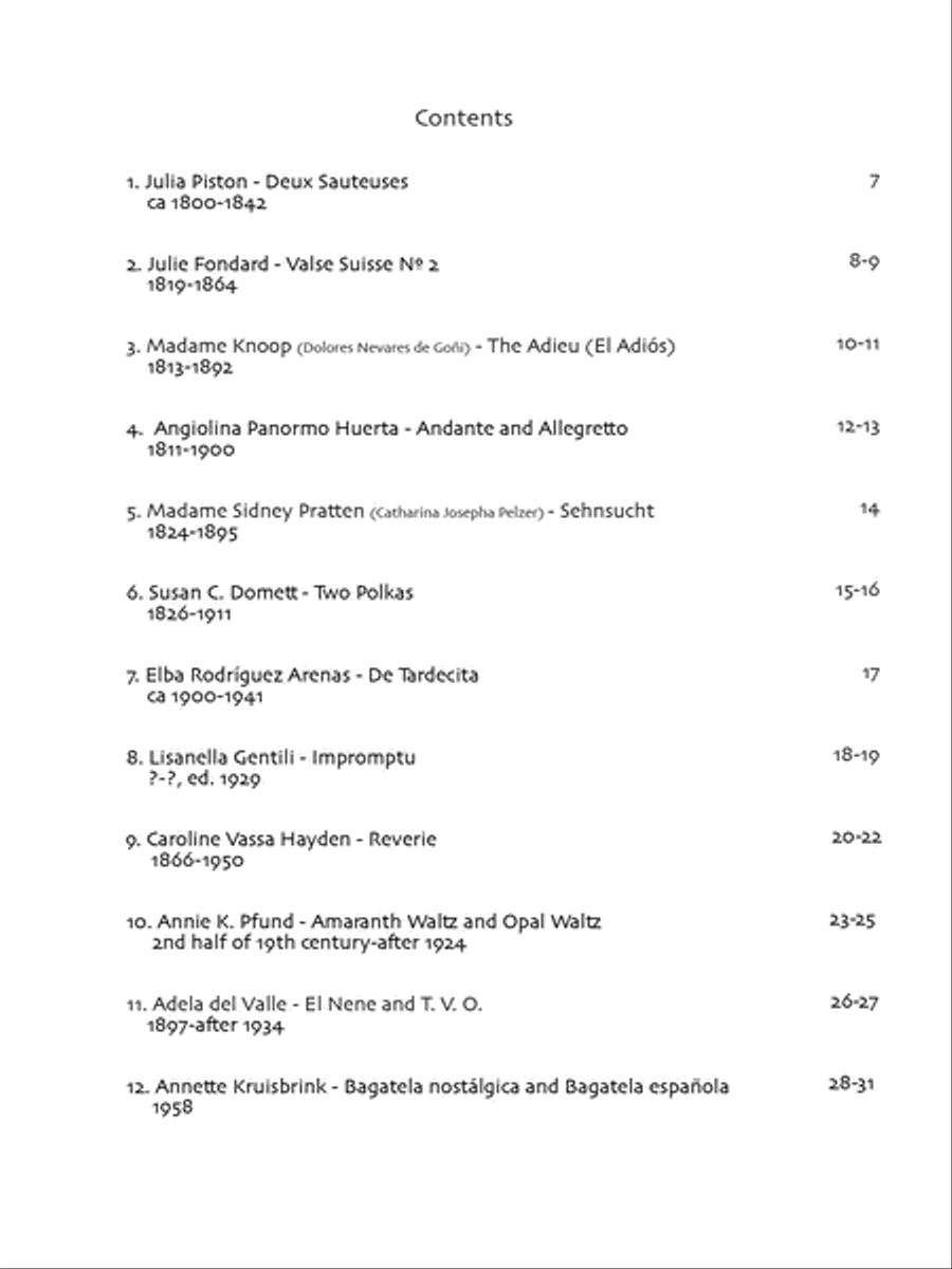 Salon Music for Guitar by Women Composers (CD inclus) Classical Guitar scores gallery preview page 2