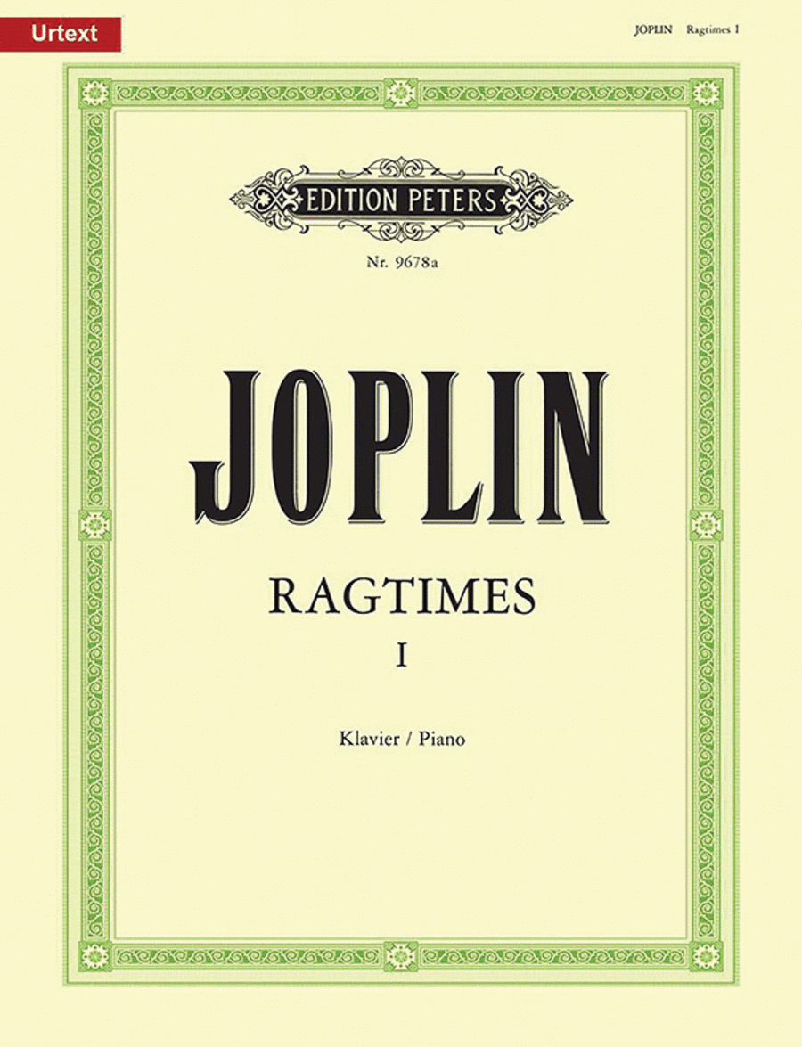 Ragtimes for Piano Volume 1