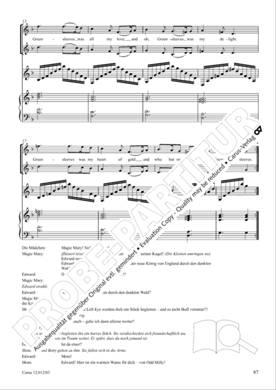 London Dreams 3-Part scores gallery preview page 88