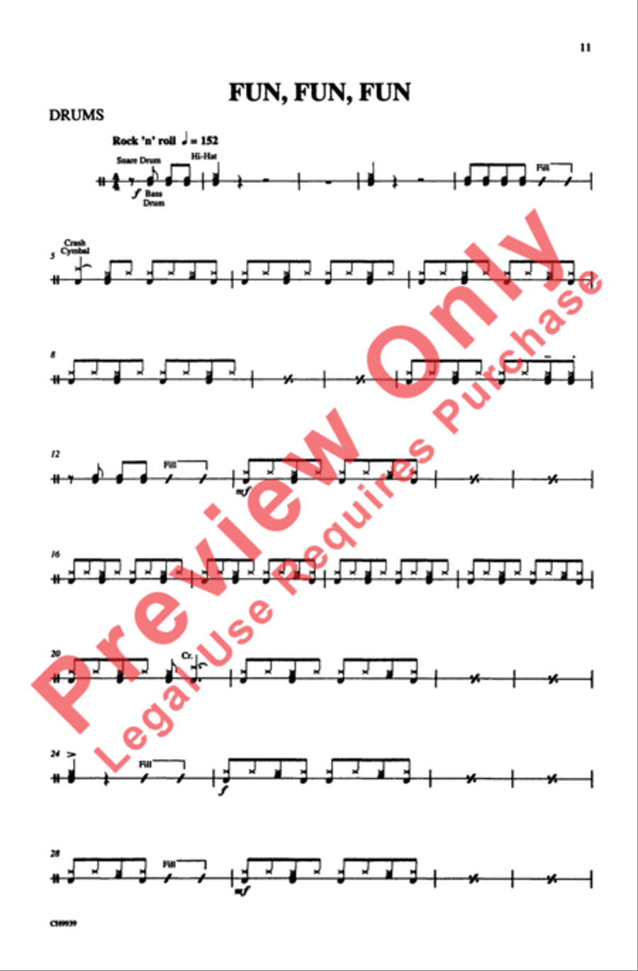 Fun, Fun, Fun Men's Choir scores gallery preview page 11