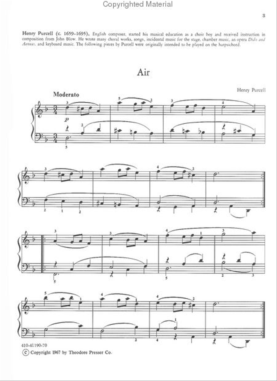Purcell To Mozart Chamber Music scores gallery preview page 2