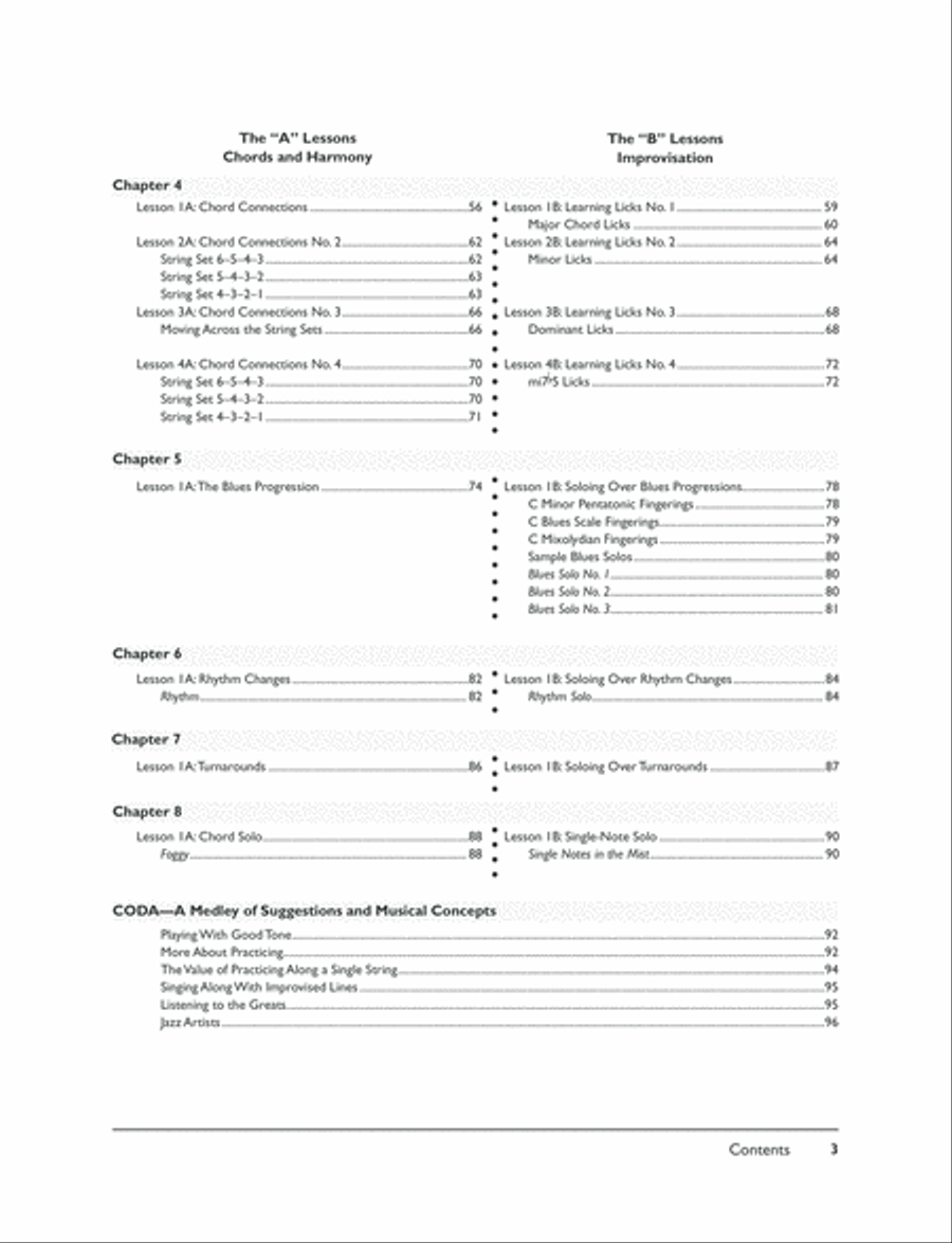 Complete Jazz Guitar Method Electric Guitar scores gallery preview page 3