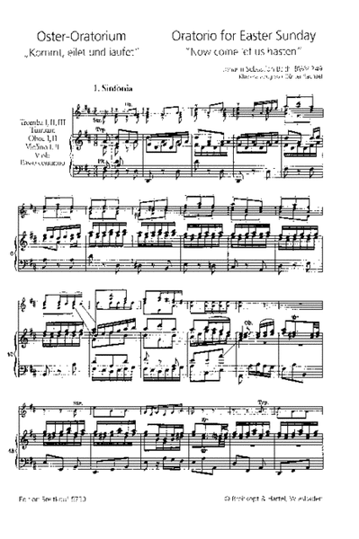 Oratorio for Easter Sunday BWV 249
