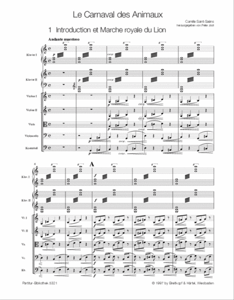 Le Carnaval des Animaux (The Carnival of the Animals) Harmonica scores gallery preview page 2