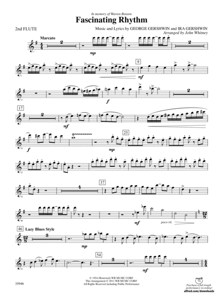 Fascinating Rhythm: 2nd Flute
