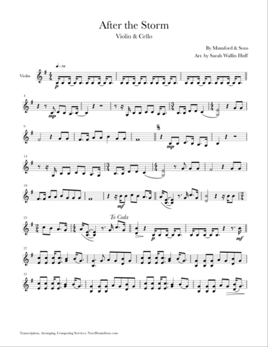 After The Storm After The Storm String Duet scores gallery preview page 4