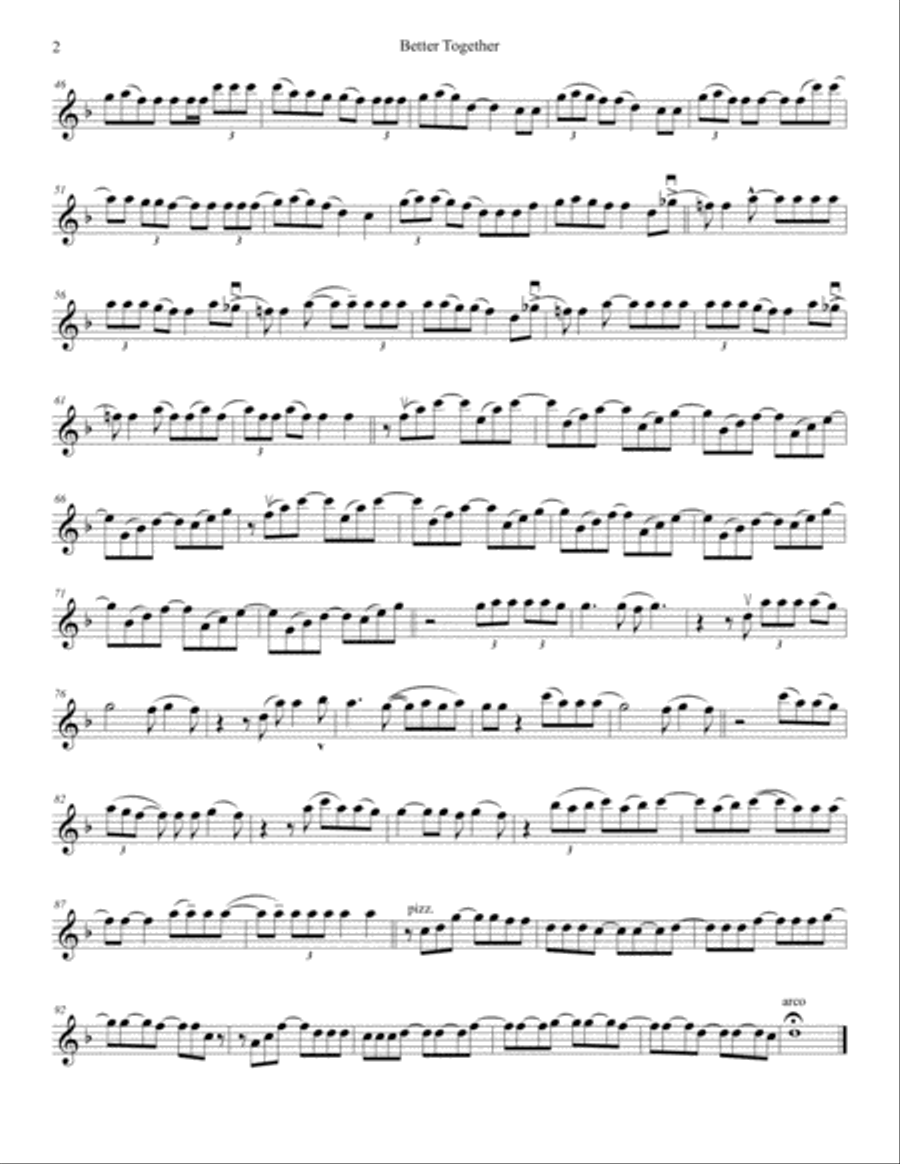 Better Together String Quartet scores gallery preview page 2