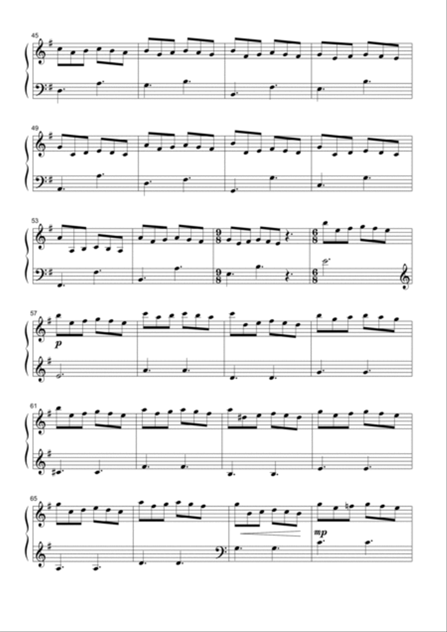 Karoline, Stolpersteine Variations Piano Solo scores gallery preview page 3