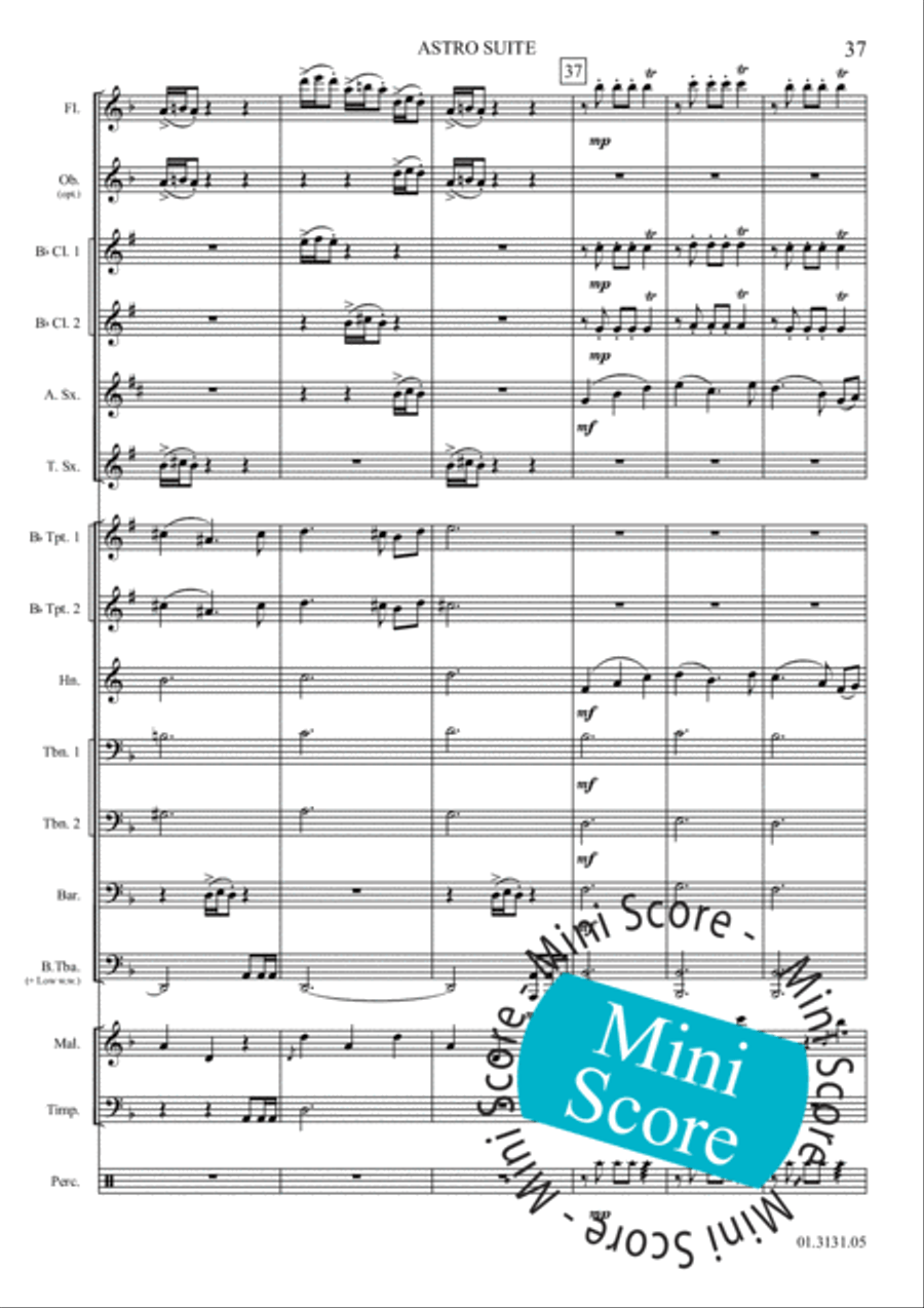Astro Suite Astro Suite Concert Band scores gallery preview page 43
