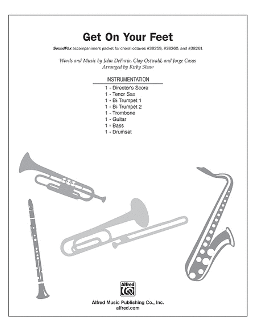 Get On Your Feet Choir scores gallery preview page 1