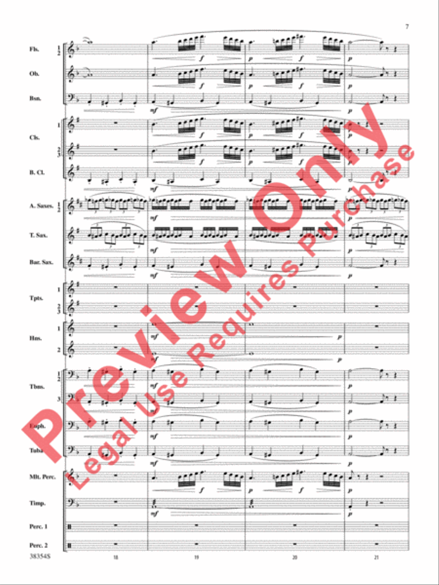 Band-O-Ween Concert Band scores gallery preview page 8