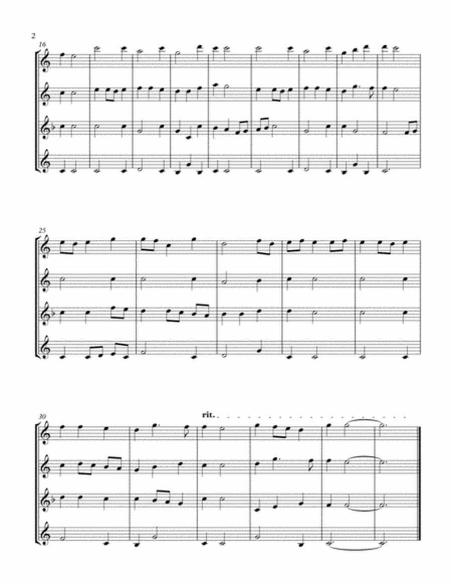 Polish Lullaby (Sax Quartet AATB) image number null