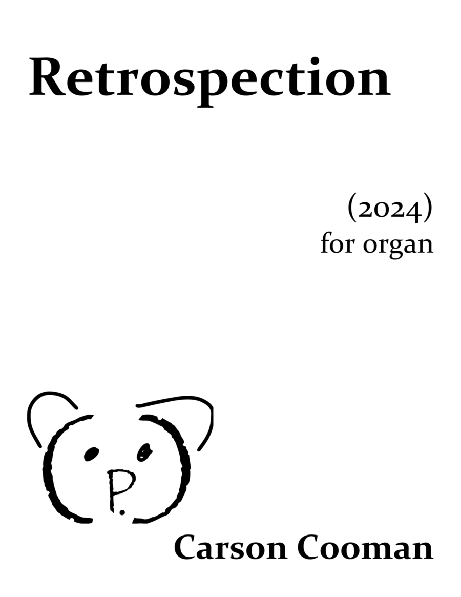 Retrospection Organ Solo scores gallery preview page 1