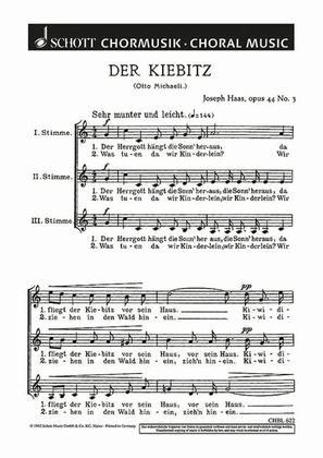 Haas J Kiebitz Op44/3 (ep)