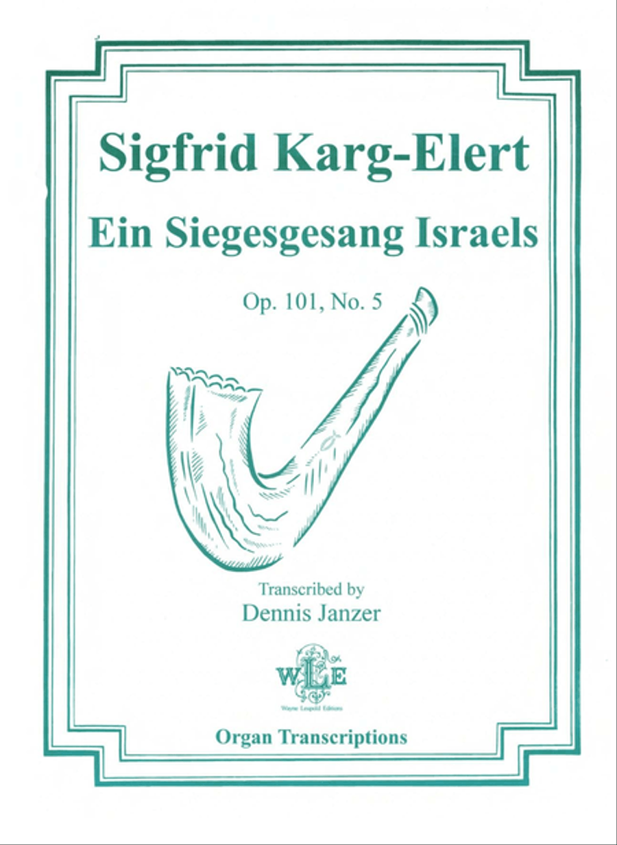 Ein Siegesgesang Israels [A Victory Song of Israel] Lobet den Herren mit Pauken und Zimbeln schon, [Praise the Lord with Drum and Cymbal] Harmonium scores gallery preview page 1