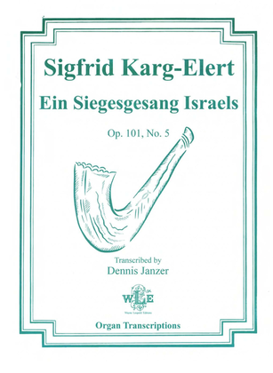 Book cover for Ein Siegesgesang Israels [A Victory Song of Israel] Lobet den Herren mit Pauken und Zimbeln schon, [Praise the Lord with Drum and Cymbal]